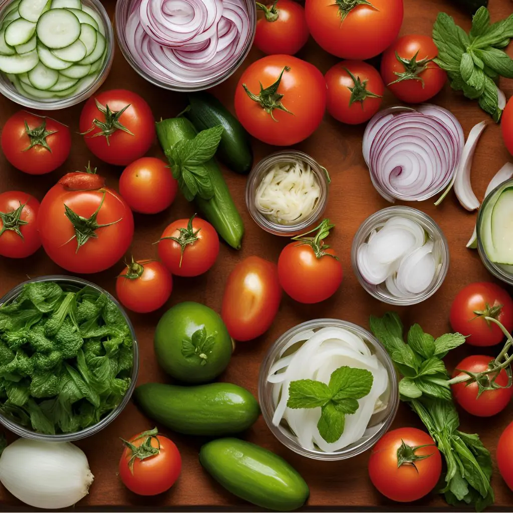 Vegetables with Pickles